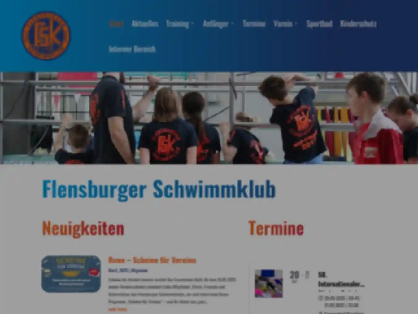 Veranstalterhomepage - http://www.flensburger-schwimmklub.de/