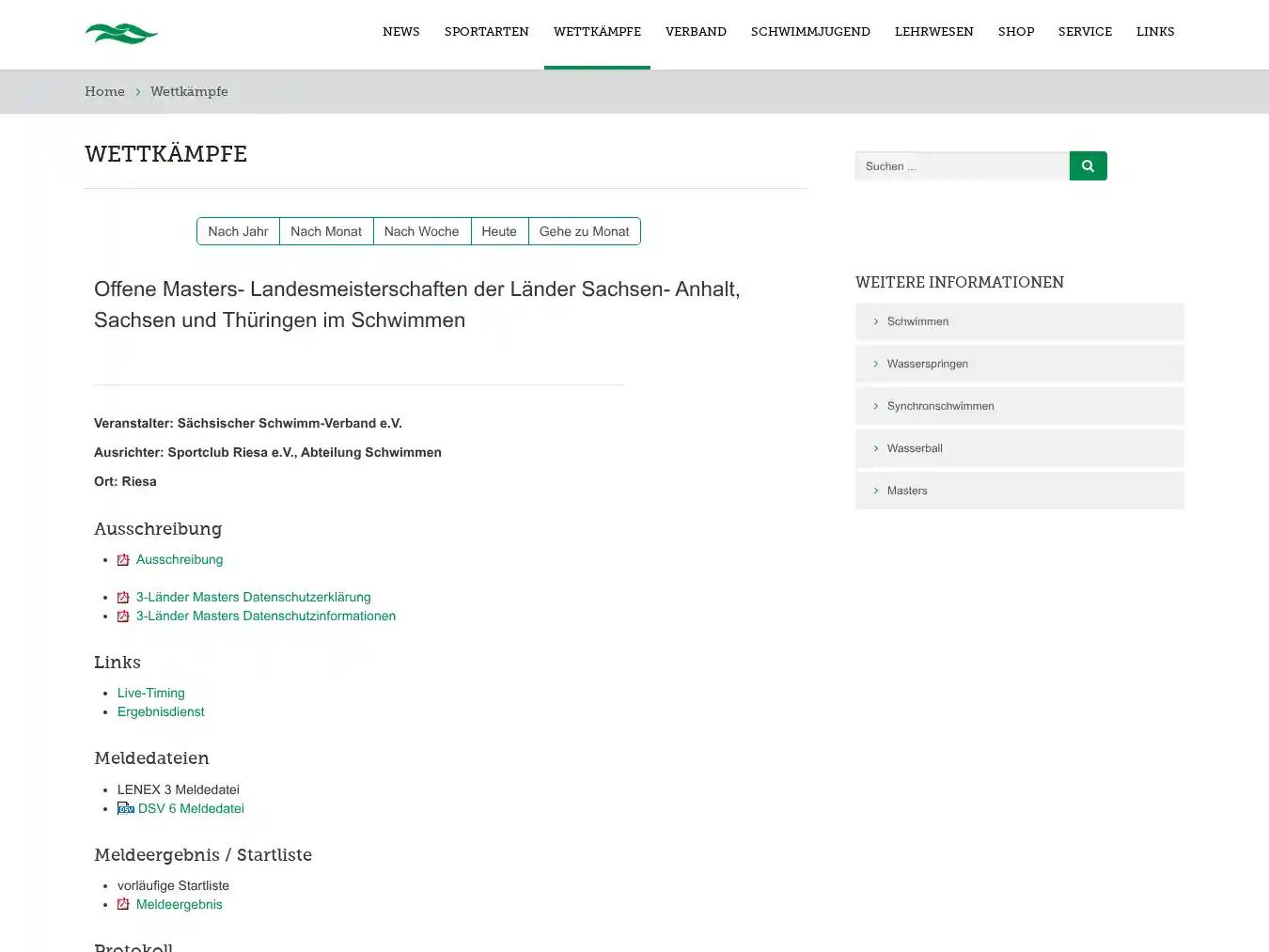 Veranstalterhomepage - https://www.lsv-sachsen.de/wettkaempfe/icalrepeat.detail/2019/05/18/206/111/offene-masters-landesmeisterschaften-der-laender-sachsen-anhalt-sachsen-und-thueringen-im-schwimmen