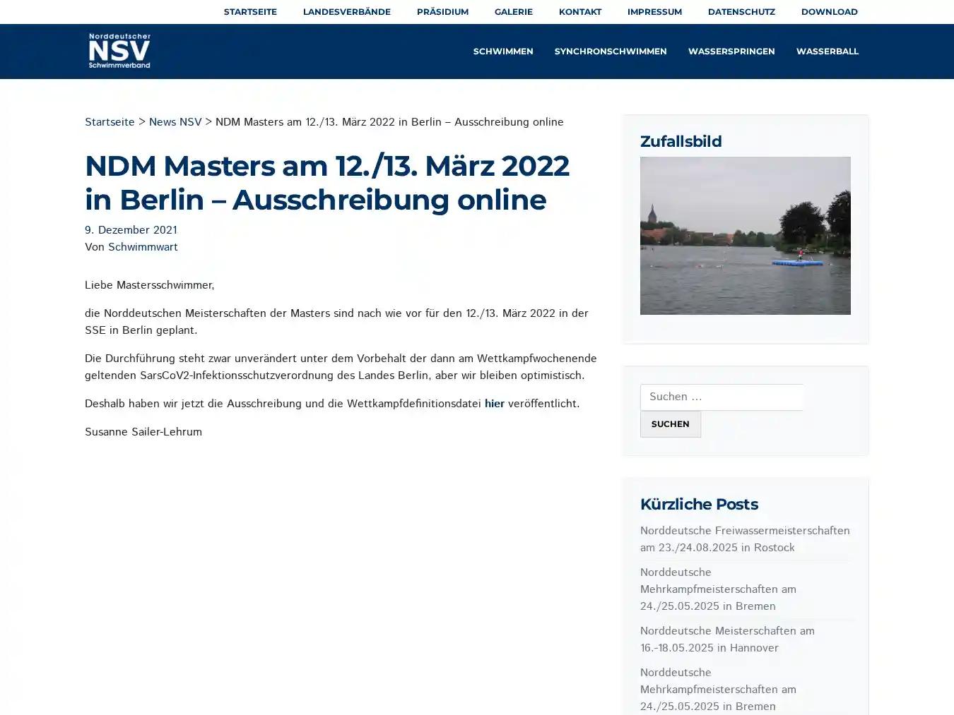 Veranstalterhomepage - https://www.norddeutscherschwimmverband.de/2021/12/09/ndm-masters-voraussichtlich-am-12-13-maerz-2022-in-berlin/