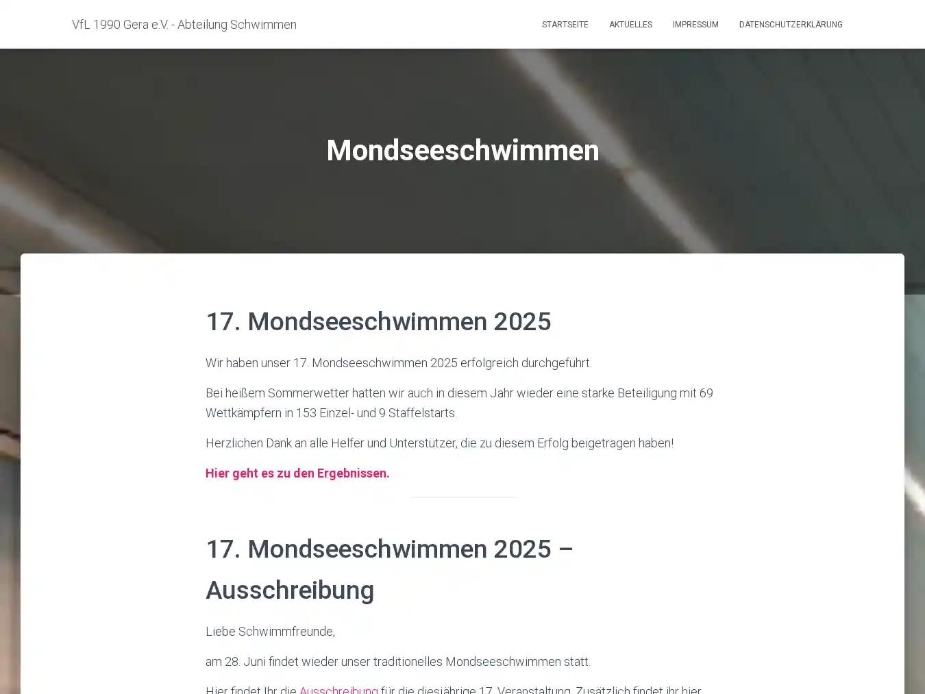 Veranstalterhomepage - https://schwimmen.vfl1990.de/mondseeschwimmen/