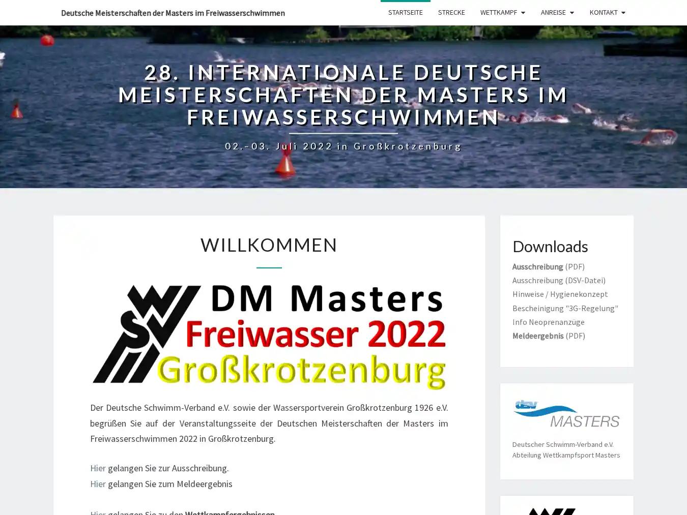 Veranstalterhomepage - http://www.dm-freiwasser.de/